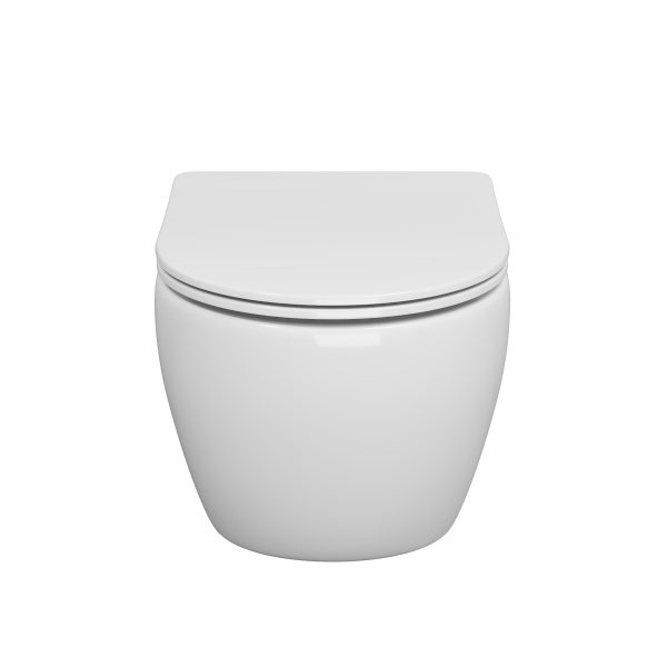 Унитаз подвесной безободковый Grossman  GR-4457SQ с сиденьем микролифт