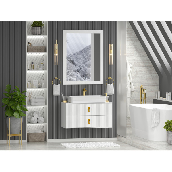 Тумба с раковиной 90 см  Brevita Sevilla УТ000022659