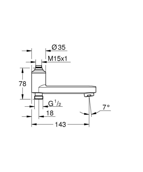 Излив GROHE 1022132430