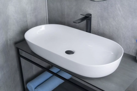 Раковина накладная (81х41) Gid N9348