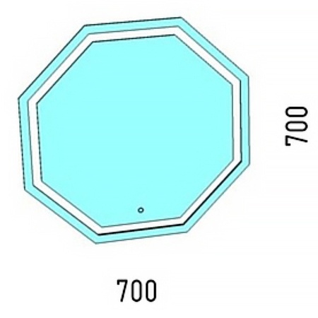 Зеркало (70х70) Corozo Каре SD-00000853