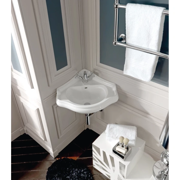 Раковина подвесная угловая (41х41) Kerasan Retro 103201*1