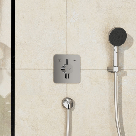 Смеситель для ванны на 2 потребителя Hansgrohe DuoTurn Q 75414000 хром