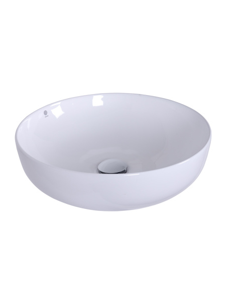 Раковина накладная (42х42) Orange  B07-420W белый глянец