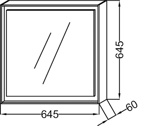 Зеркало Jacob Delafon Rythmik Pure EB1772-M53