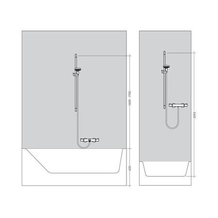 Душевой гарнитур с мыльницей Hansgrohe Raindance Select 120 3jet EcoSmart 26622000 хром