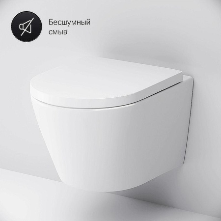 Комплект унитаза с инсталляцией Am.Pm Sense FlashClean IS90251.741701 с сиденьем микролифт, кнопка хром глянец