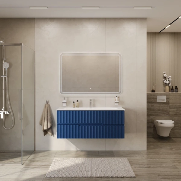 Тумба под раковину Cezares DUET-N-1200-2C-SO-SPF-P Sapfiro