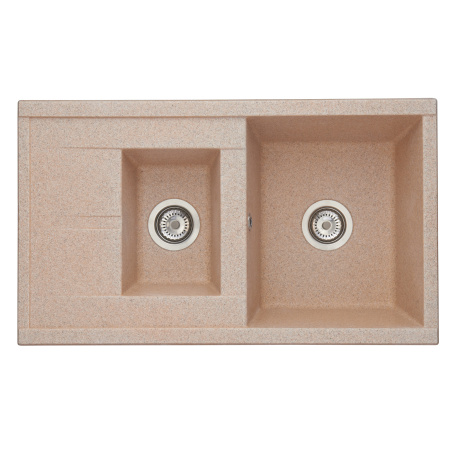 Кухонная мойка Aquaton Делия 87 1A716232DE220 песочный