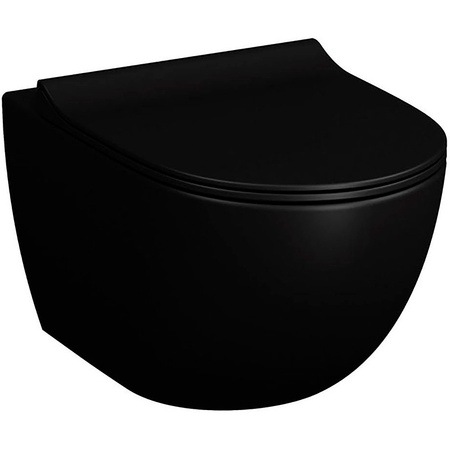 Подвесной унитаз безободковый Vitra Sento Rim-ex 7748B083-0101