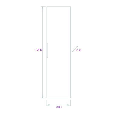 Пенал подвесной Onika Легран 30 403068