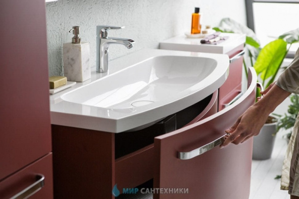 Тумба с раковиной Kolpa-san Adele OUA 90 WH, RED