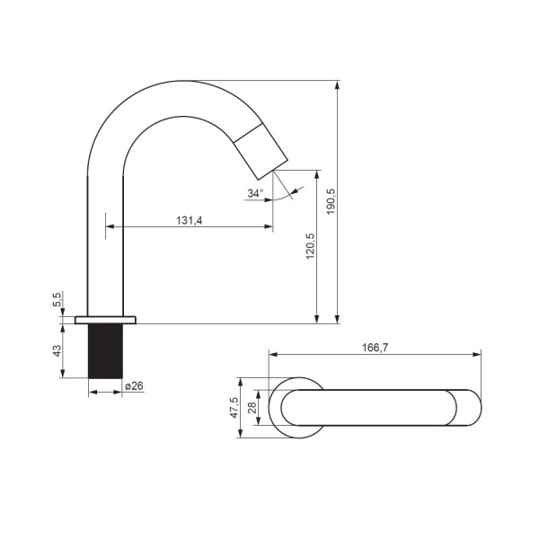 Смеситель для раковины Damixa Scandinavian Pure 360290300 Смеситель для раковины Damixa Scandinavian Pure 360290300