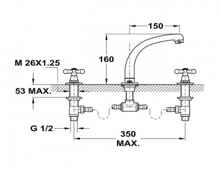 Смеситель для раковины Mofem Treff 140-0017-00
