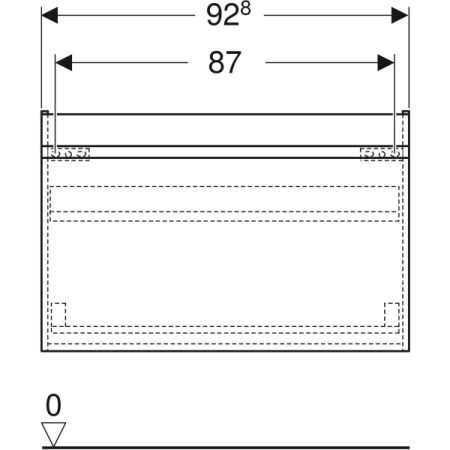 Тумба под раковинуGeberit Renova Plan 501.911.JK.1