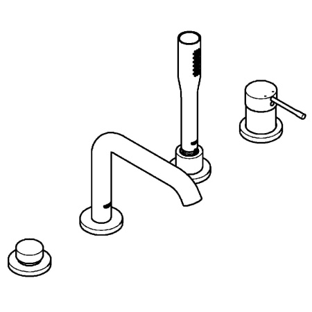 Смеситель на борт ванны Grohe Essence 25251001
