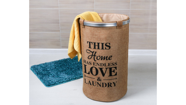 Корзина для белья FIXSEN ECO STYLE бежевая FX-1031B