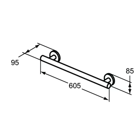 Поручень Ideal Standard CONTOUR S0830MY