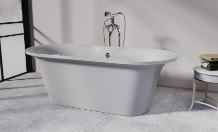 Ванна из искусственного камня Astra-Form Монако (174х80)  01010078 белый матовый