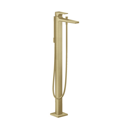 Смеситель для ванны напольный Hansgrohe Metropol 32532140 шлифованная бронза