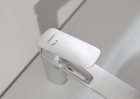 Смеситель для раковины с донным клапаном CoolStart Hansgrohe Logis 71254670