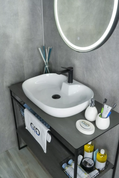 Раковина накладная (61х42) Gid N9446b