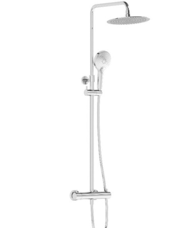 Душевая система Vitra Aquaheat Bliss A47201EXP, хром 