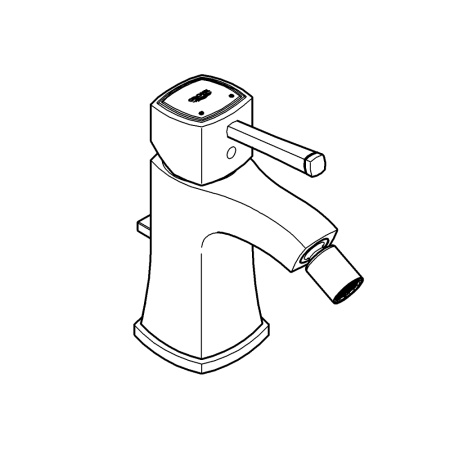 Смеситель для биде Grohe Grandera 23315 IG0 (23315IG0) хром/золото