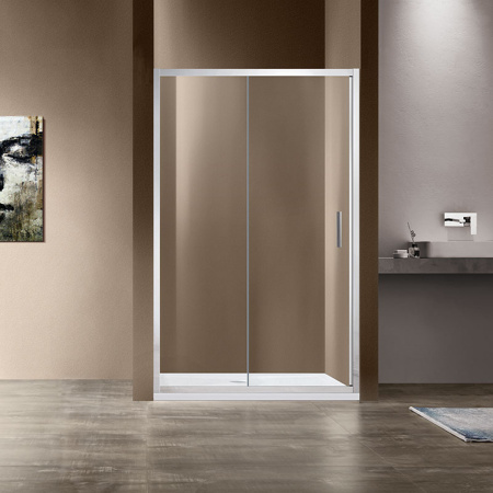 Душевая дверь Vincea Garda VDS-1G135CL, (135х190) хром, стекло прозрачное