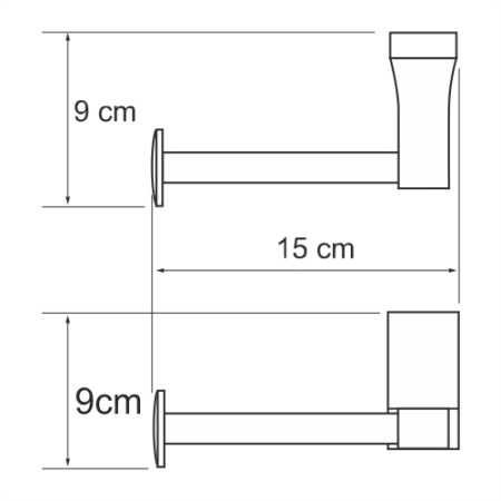 Держатель туалетной бумаги WasserKRAFT Lopau K-6096