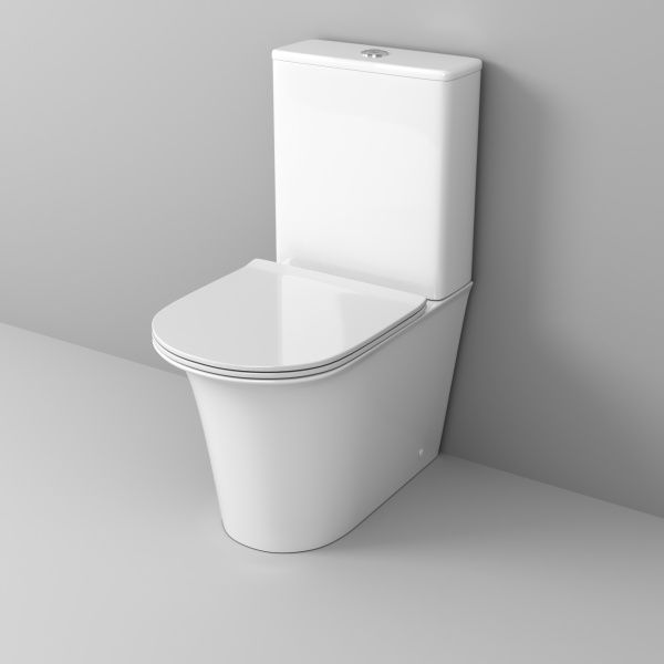 Унитаз напольный безободковый Grossman Galaxy GR-4469S с сиденьем микролифт