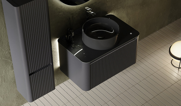 Тумба под раковину Jorno Lumino 80   Lum.01.80/P/A/JR