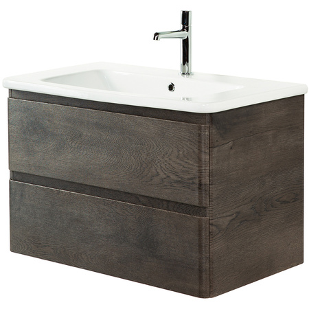 База под раковину BelBagno ALBANO-CER-800-2C-SO-RNG подвесная Robere Nature Grigio