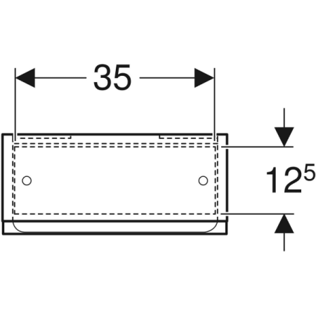 Подвесной шкаф Geberit Renova Plan 501.920.JK.1