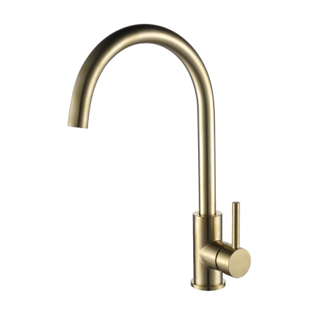 Кухонный смеситель Oliveeka OL-963002-BG, золотой матовый