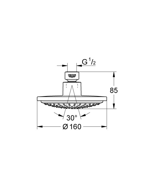 Верхний душ Grohe Euphoria Cosmopolitan 28232 000 (28232000)