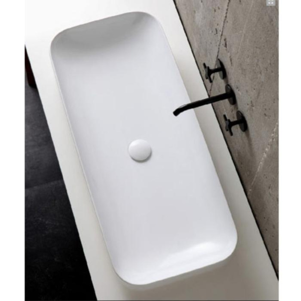 Раковина накладнаяя (90х40) AZZURRA ELEGANCE ELLG090400S0BI/(ESO90 bi)*0