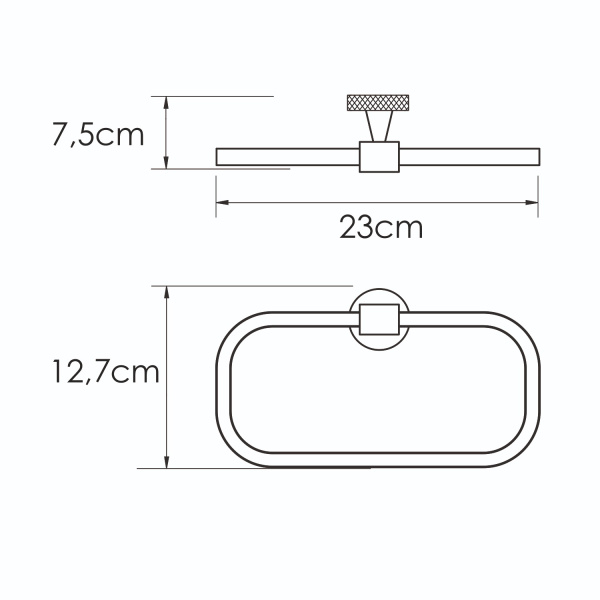 Держатель для полотенец WasserKRAFT Tauber K-64460 Держатель для полотенец WasserKRAFT Tauber K-64460