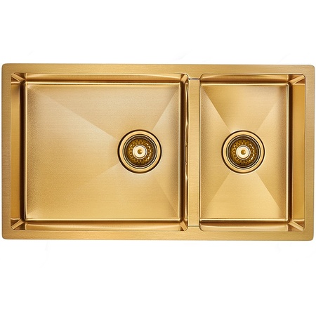 Кухонная мойка Paulmark Osser PM527844-BG брашированное золото
