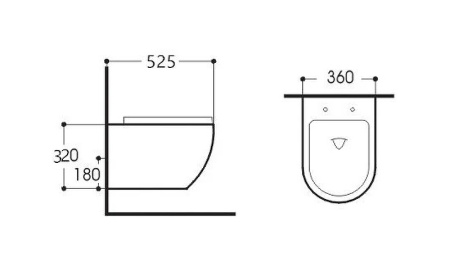 Унитаз подвесной Aquatek Европа AQ1901-00