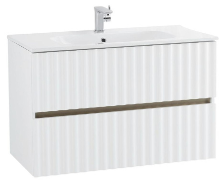 База под раковину Art&Max Еlegant AM-ELEGANT-900-2C-SO-BM-LED Белый матовый