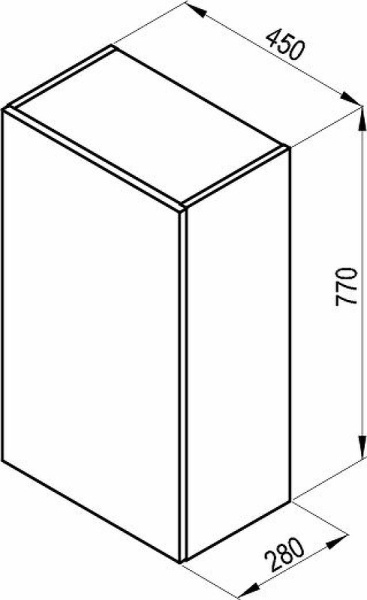 Шкаф Ravak SB Natural 45 X000001054