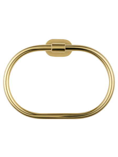 Кольцо для полотенец WONZON & WOGHAND FIRST, глянцевое золото WW-8423-LG
