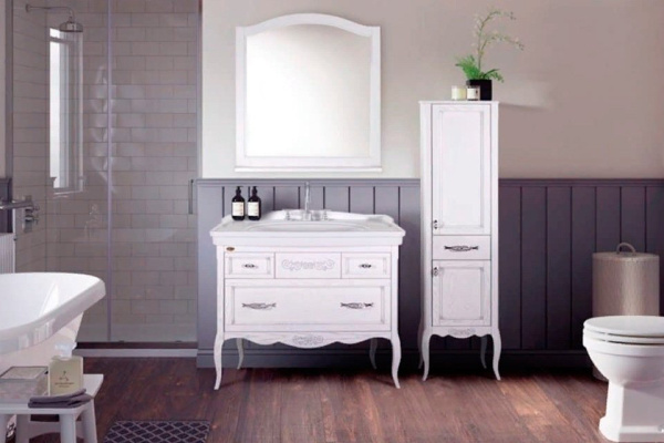 Зеркало (92х95)  ASB-Woodline Модерн 105 11231 (белый)