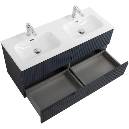 Тумба под раковину Cezares DUET-N-1200-4C-SO-2-GR-P Grafito