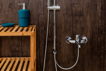 Душевая система с однорычажным смесителем Orange Alfi M18-933cr хром