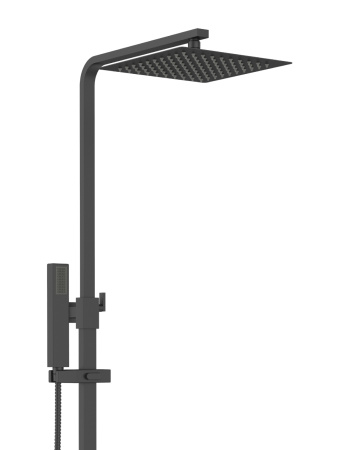 Душевая система смеситель с изливом Agger Great A2893344 черный