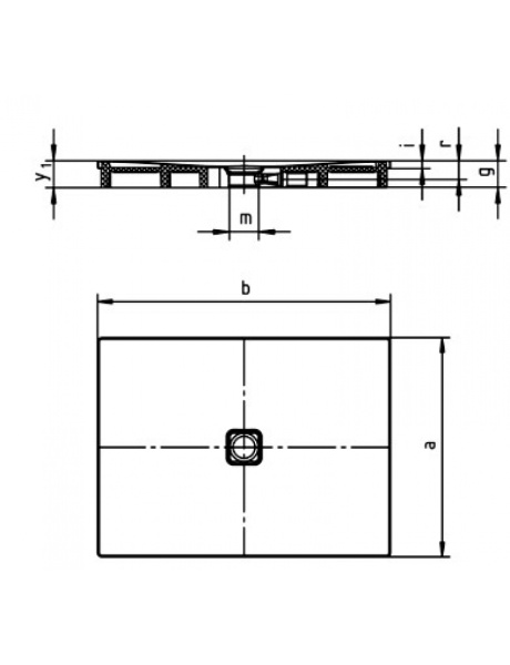 Душевой поддон (120 x 120) Kaldewei Conoflat 466048040001