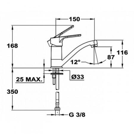 Смеситель для раковины  Mofem Pro 150-1763-02