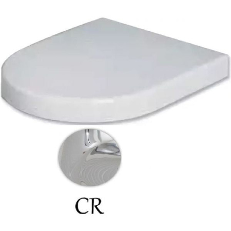 Крышка-сиденье для унитаза Azzurra Nuvola NUV1800/F bi/cr